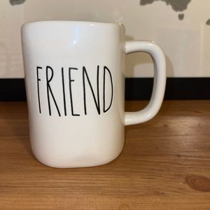 Rae Dunn m stamped friend mug